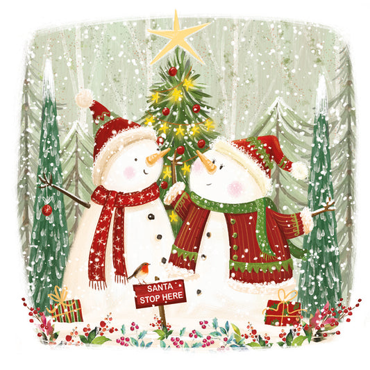 Christmas Cards - Mr & Mrs Snow