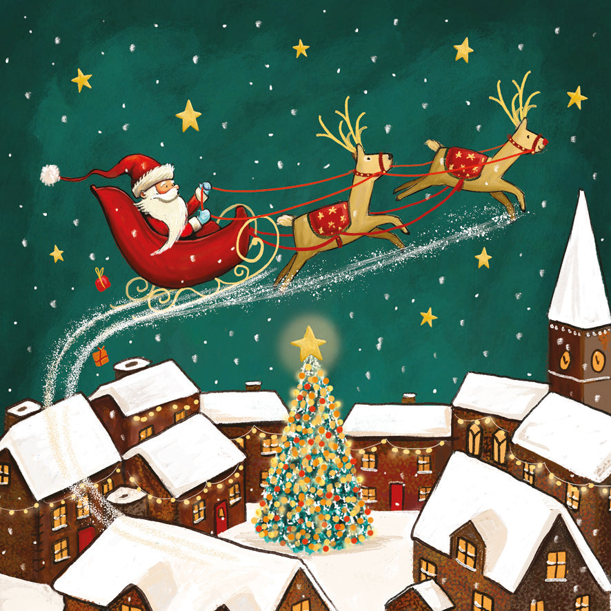 Christmas Cards - Over the Rooftops