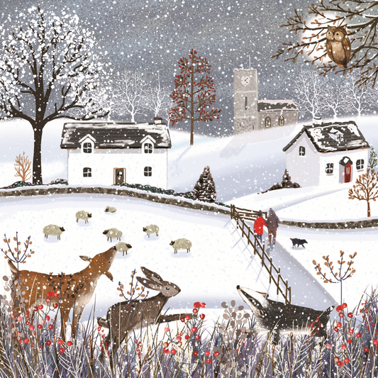 Winter Scene Charity Christmas cards - 10 pack